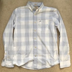 Mens Hollister Stretch-Fit Light Button-Down Shirt